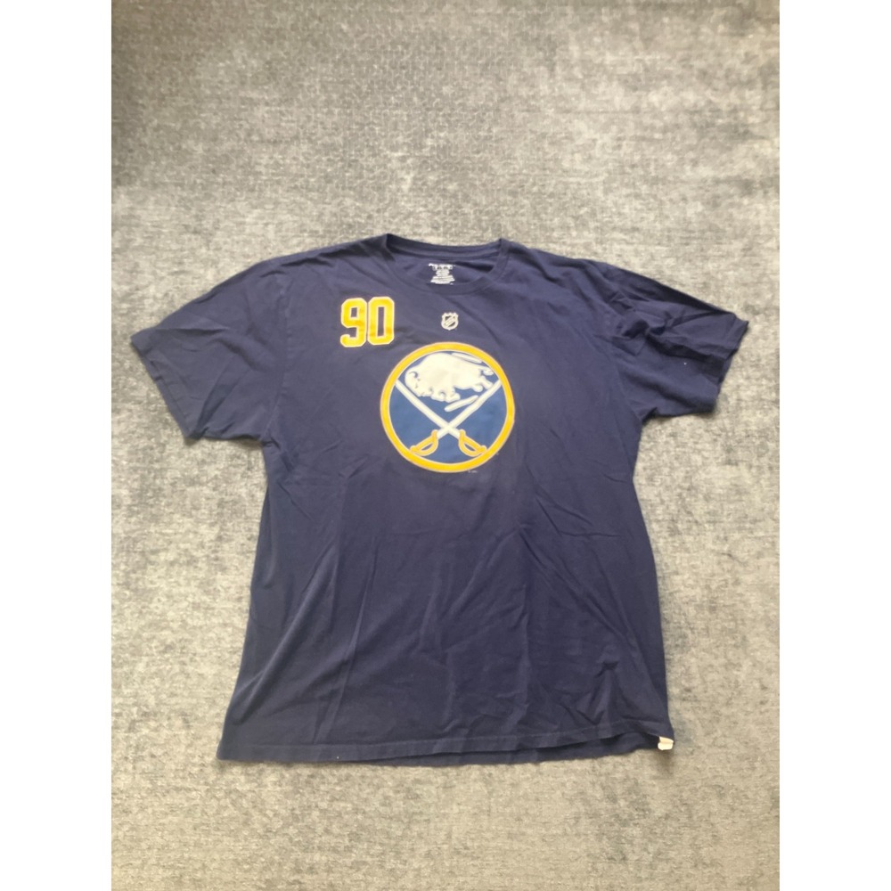 Buffalo Sabres Ryan O'Reilly #90 T Shirt Mens XL Navy NHL Hockey Reebok